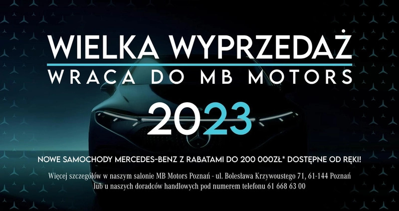 Mercedes-Benz GLB cena 211900 przebieg: 5, rok produkcji 2023 z Trzcińsko-Zdrój małe 172